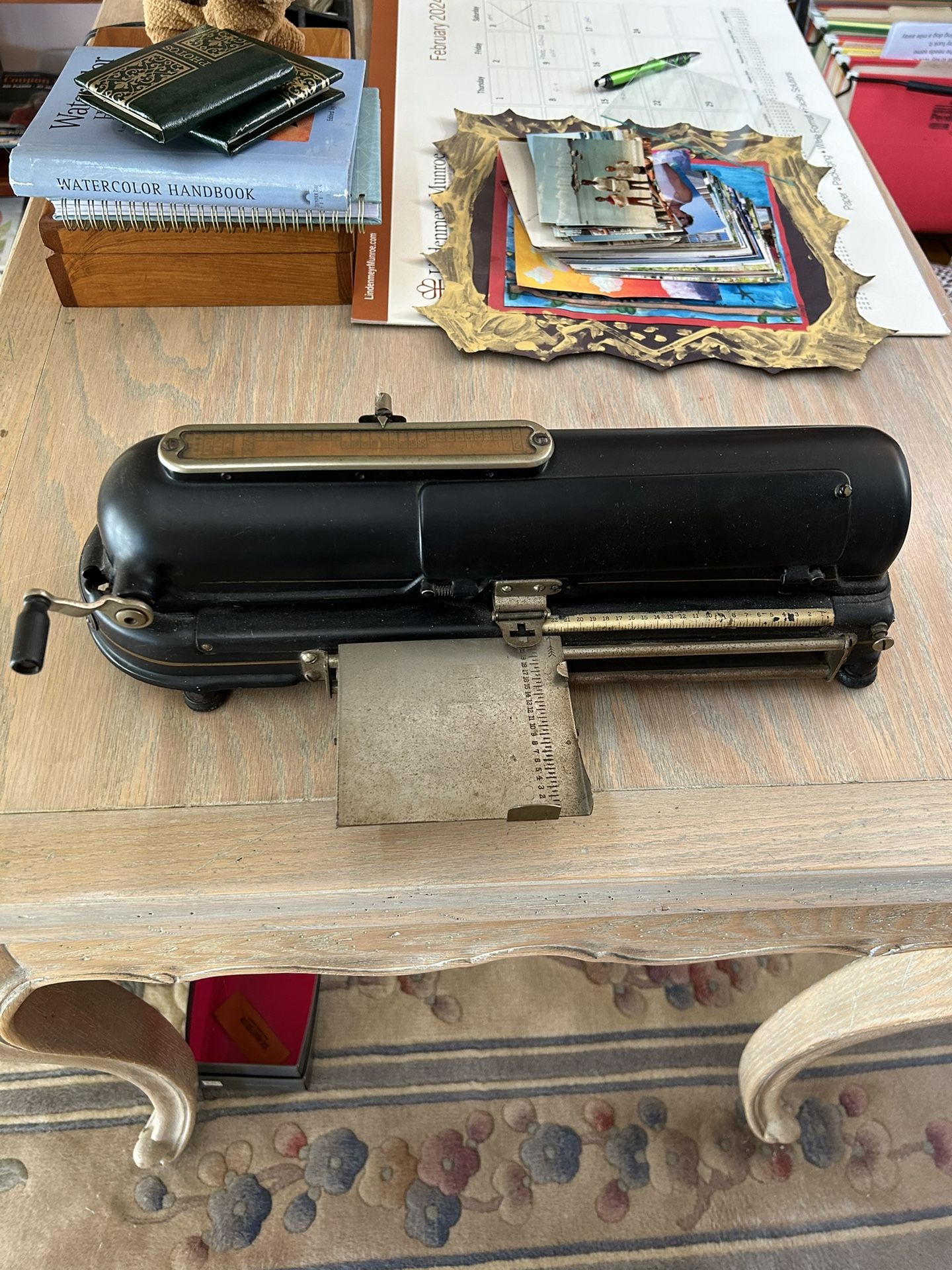 Antique check printer