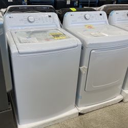 LG TOP LOAD WASHER AND DRYER SET 