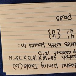 Dining Room Table And Hutch