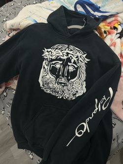 Jesus hoodie all black  size small