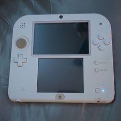 (Red & White) Nintendo 2Ds 