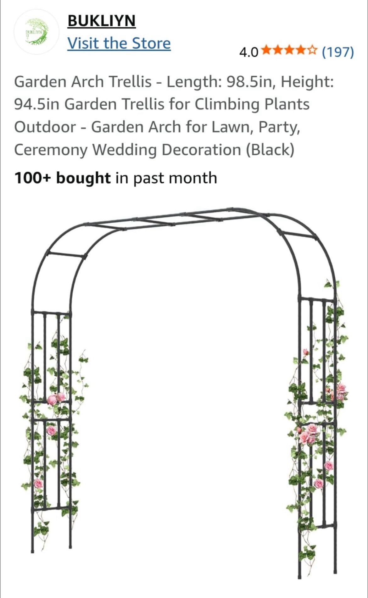 Garden And Wedding Arch