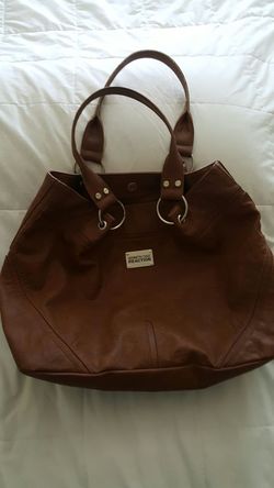 Kenneth Cole purse and baby gate