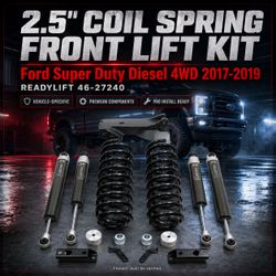 🔥 2.5" COIL SPRING FRONT LIFT KIT W/FALCON 1.1 MONOTUBE SHOCKS FRONT/REAR - FORD SUPER DUTY DIESEL 4WD 2017-2019 🔥