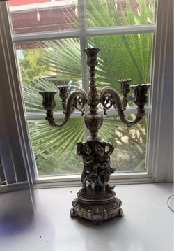 Vintage Antique-Style 5-Arm Candelabra