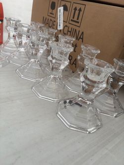 Bud vases, battery operated taper candles, taper candle holders, votive candle holders, wedding misc