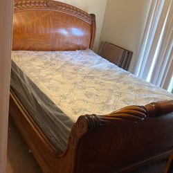 Queen Size Bed Frame With Armor 