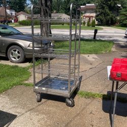 Cannon Dairy System Display/ Distribution Product Cart