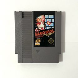 Super Mario Bros. (Nintendo NES, 1985)  Action Series Tested Game Cart Only