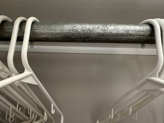 Metal Closet Pole To Hang Your Clothes