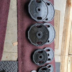 360lb Iron Grip Plate Set