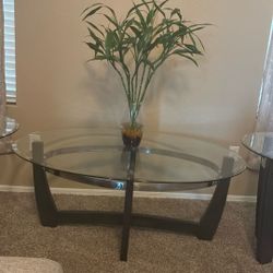 Coffee Table With Two End Tables 