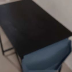  39-inch Study Writing Table with 1 Side Pocket