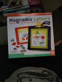 MagnaMix Letters Magical Magnetic Learning And Play 3+