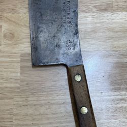 Vintage Foster Bros Meat Cleaver No. 1138