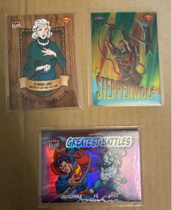 Marvel Superman Ultra Fleer Art Base Set Cards