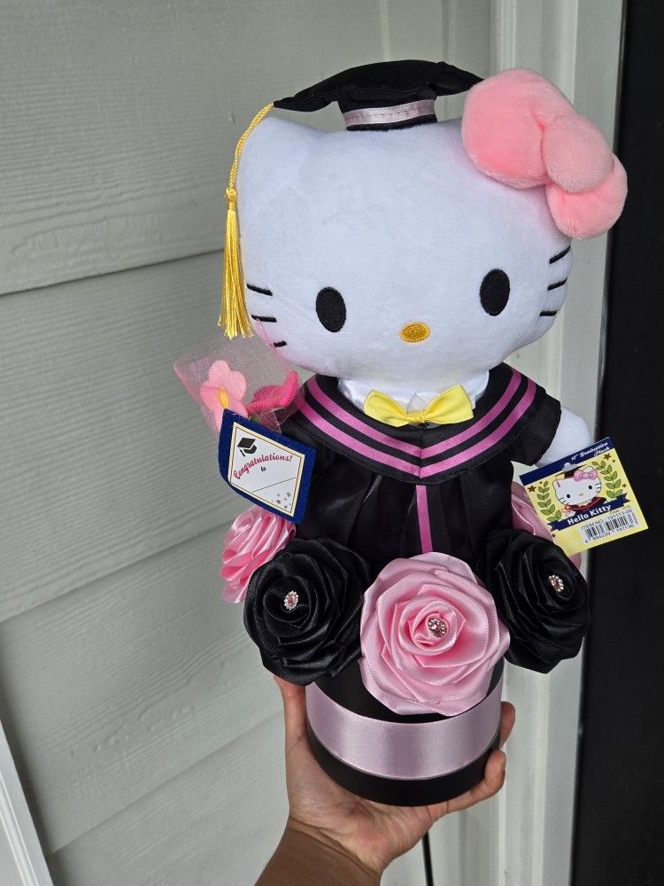 Hello Kitty Y Rosas Eternas Para Graduacion