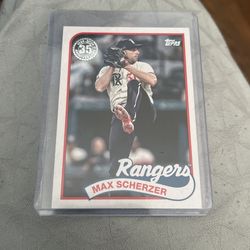 Max Scherzer 28/89 Card