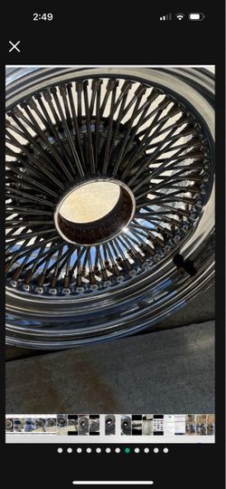 Set of 15”s wire wheels