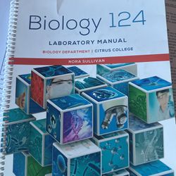 Biology 124 Lab Notebook For Sale 