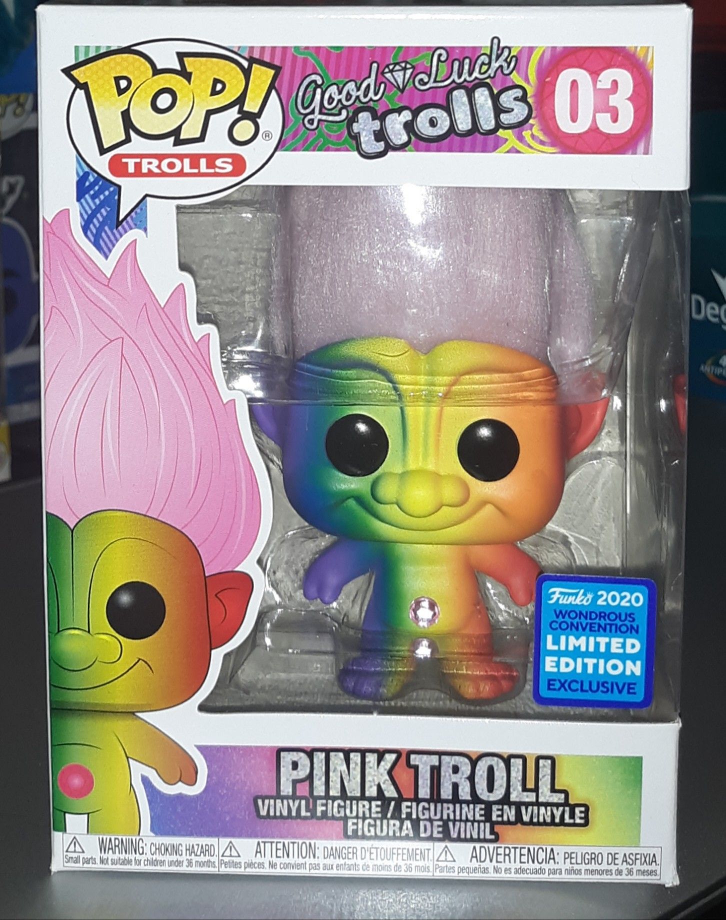 Funko Pop - Pink Troll Wondrous - Barnes & Noble Exclusive