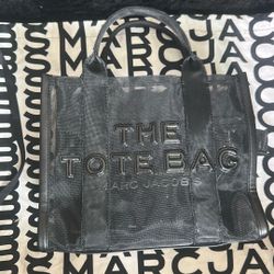 Authentic Marc Jacobs Black Mesh Tote Bag