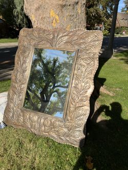Large Bronze Mirror
