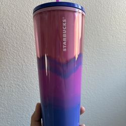 Starbucks Wave Pink Purple Blue Venti Tumbler