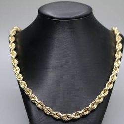 14K Yellow Gold Rope Chain Choker (20 Inches) (Store Pick-Up Only)