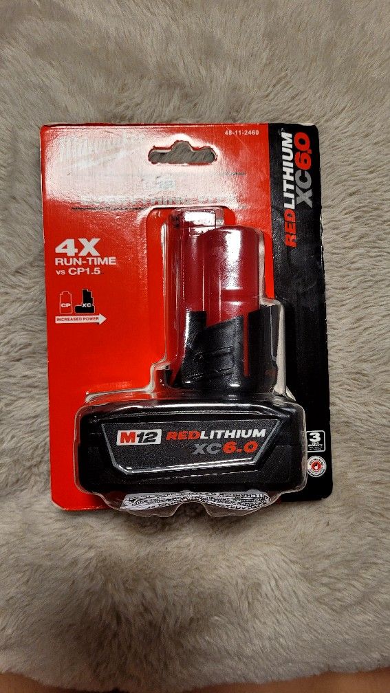 Batería Milwaukee M12 XC6.0