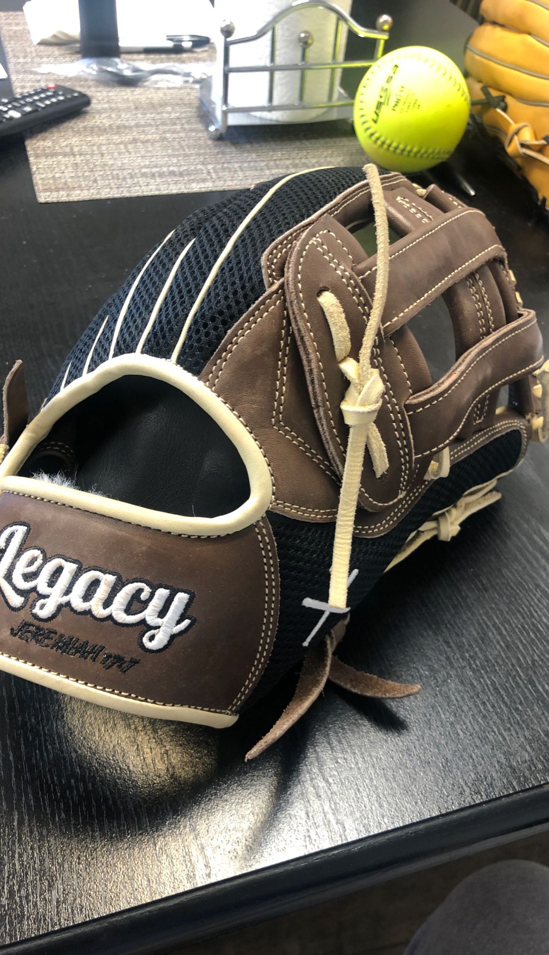 Legacy glove softball glove