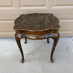 Maitland Smith Hand Painted Side Table