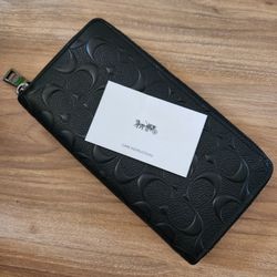 Coach leather wallet