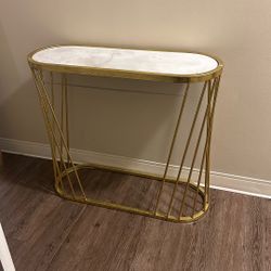 Marble Top Entry Table 