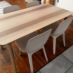 Ikea Dining Table And 4 Chairs 