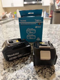 BRAND NEW Makita 18V LXT Lithium-Ion 5.0Ah Batteries Set