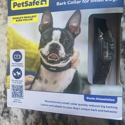 Petsafe NanoBark Collar by PetSafe Rechargeable Dog Bark Collar. Color: Black. Brand NEW IN BOX.