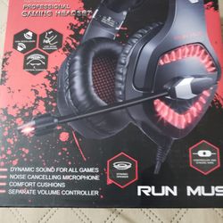 Run Mus K2 Pro High Performance Professional Gaming Headset