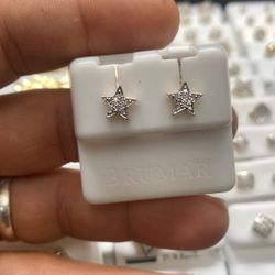Real Gold Real Diamond Earrings