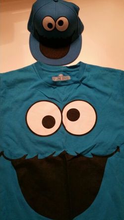 Cookie Monster ball cap and t shirt
