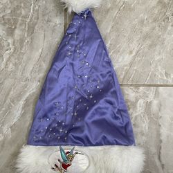Tinkerbell Purple Satin Christmas Hat