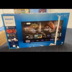 Phillips 65" Tv Brand New 