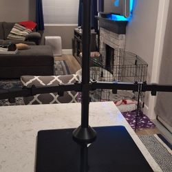 TRIPLE monitor Stand BUILT VIvo Up To 43 Monitor