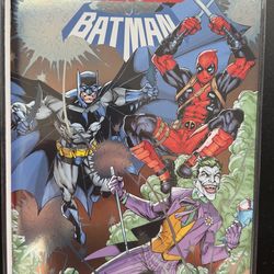 Lot of 10 Marvel DC Deadpool/Batman Crossover Comic Books