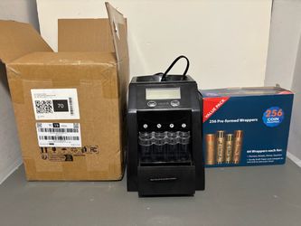 VEVOR USD Coin Sorter, Coin Counter Machine for Sorting Coins+ coin holders used