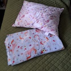 Unicorn Pillow & Throw 