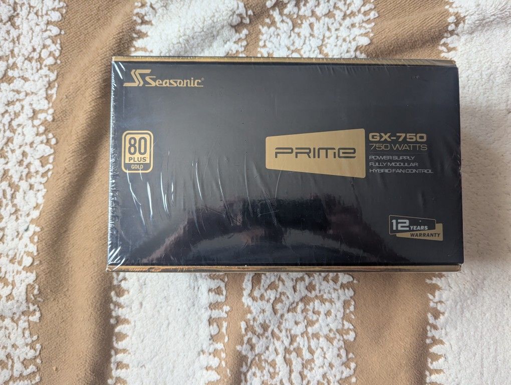 Seasonic Prime GX-750 750w PSU - Brand New and Sealed