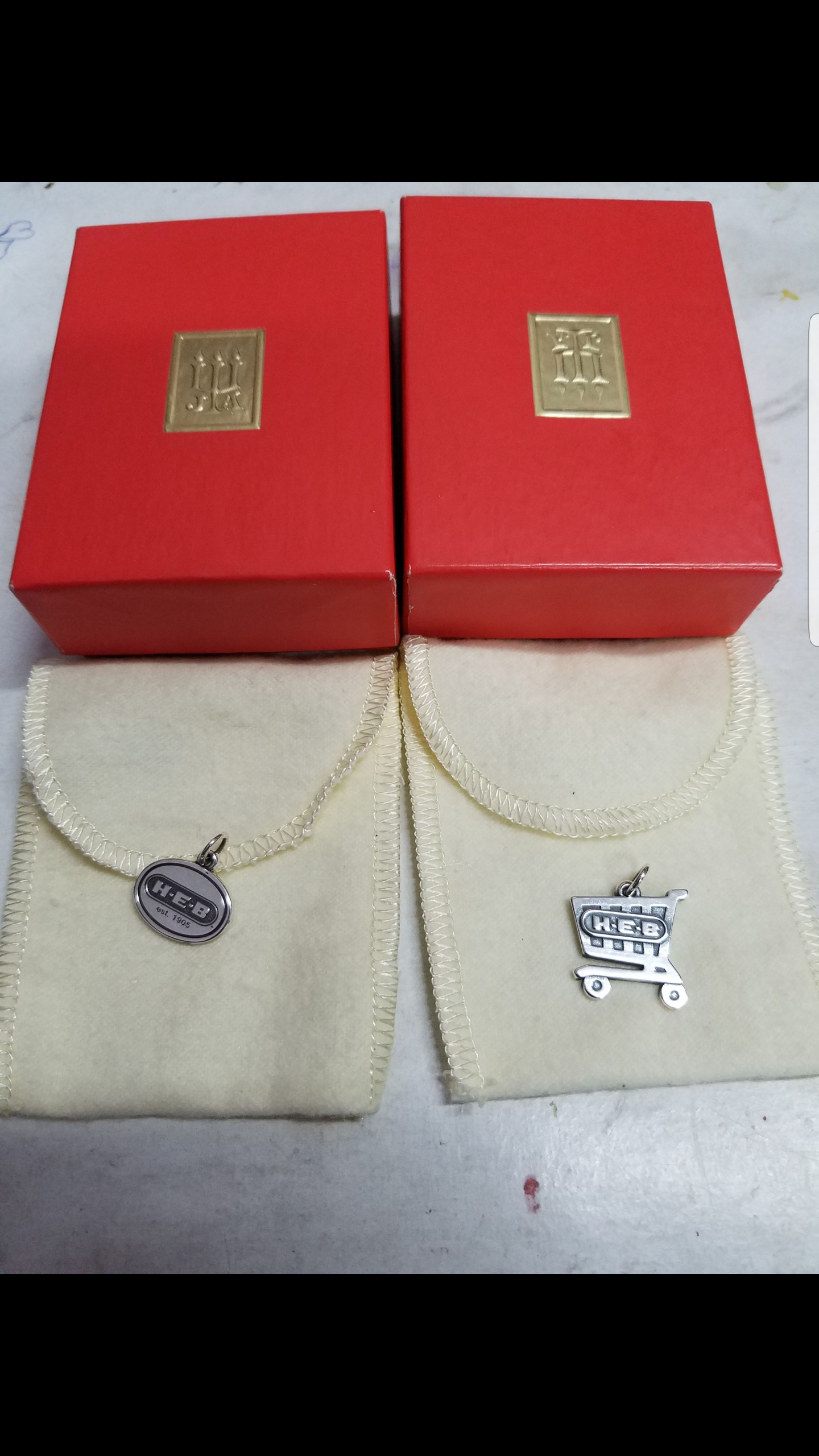 Brand new James avery HEB charms