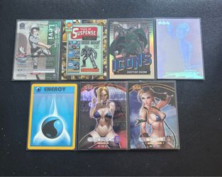 Random 7x Trading Card Lot