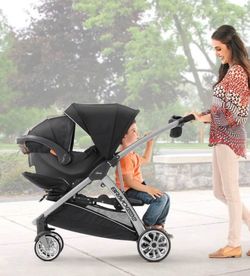 NEW! Chicco Duo Sit N Stand Stroller for 2
